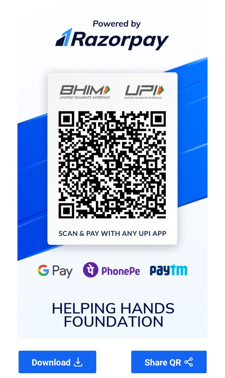 UPI QR — Helping Hands Foundation